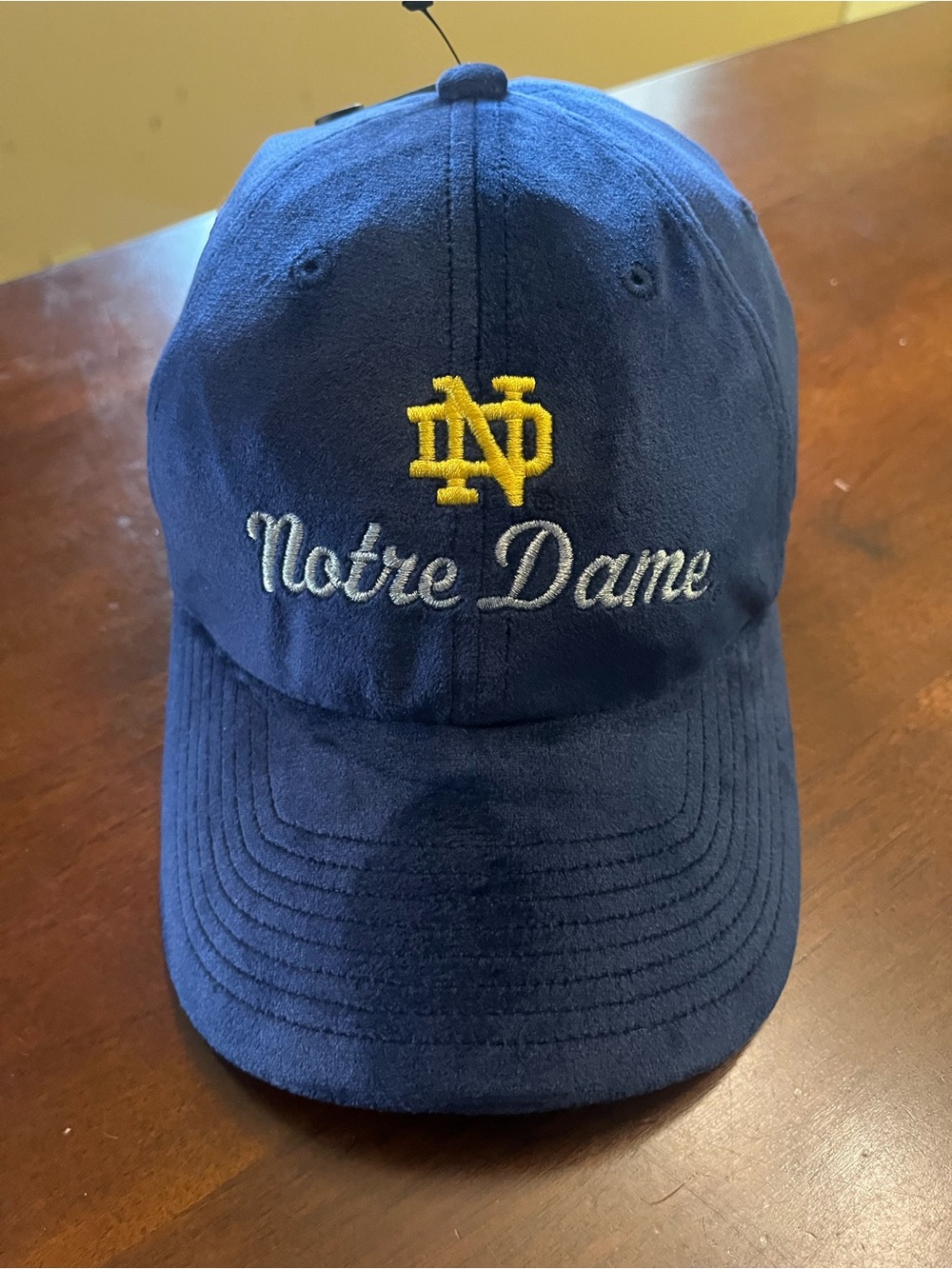 Notre Dame Fighting Irish ’47 Brand Women’s Baseball Cap Hat Blue NWOT